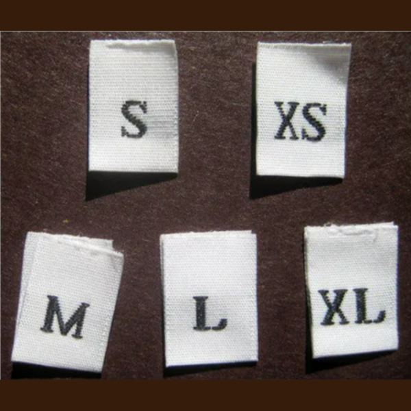 Size Garment Labels